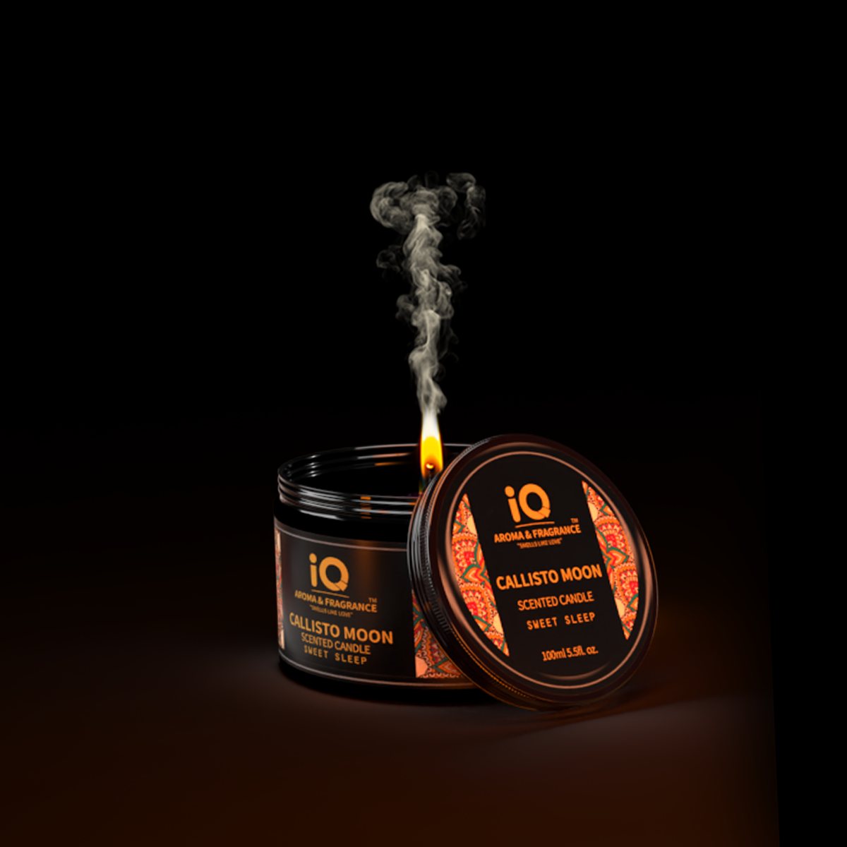Callisto Moon Scented Candle (Sweet Sleep ) - IQ Organic Solution™️
