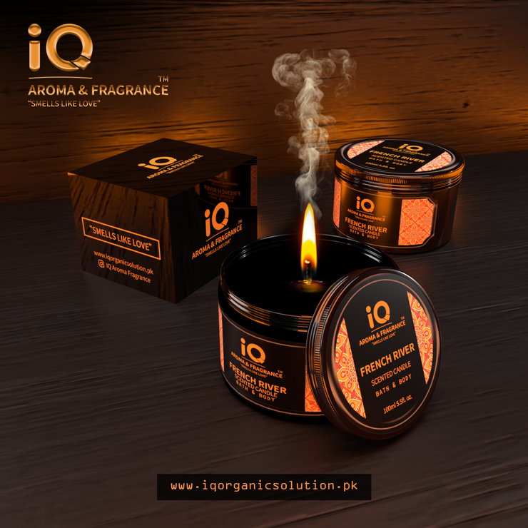 French River Scented Candle (Body & Bath) - IQ Organic Solution™️