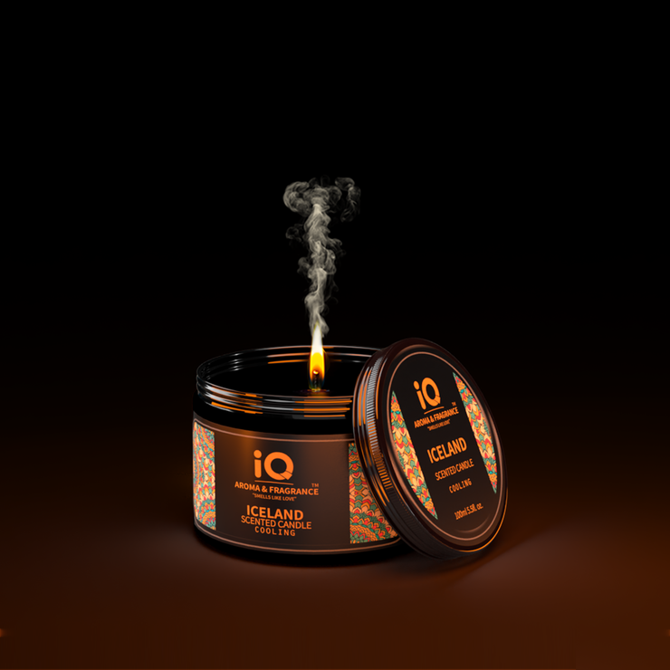 Iceland Scented Candle (Cooling) - IQ Organic Solution™️